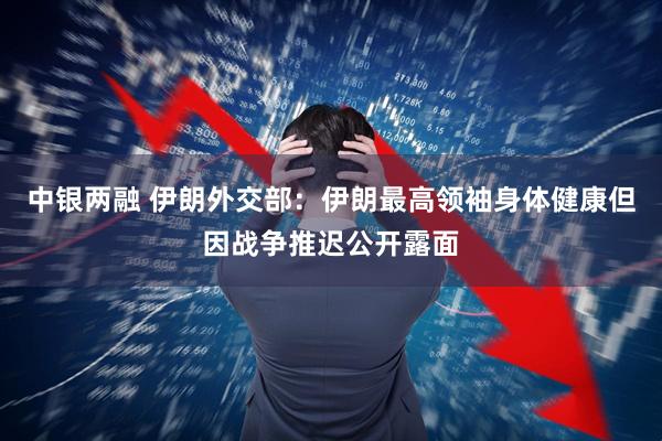 中银两融 伊朗外交部：伊朗最高领袖身体健康但因战争推迟公开露面